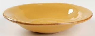 Vietri (Italy) Fantasia Yellow (Solid Color) 8 Individual Pasta Bowl, Fine Chin