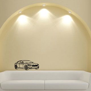 35 inch Glossy Black Bmw Vinyl Wall Decal (Glossy blackMaterials: VinylQuantity: One (1) decalSetting: IndoorDimensions: 25 inches high x 35 inches wide )
