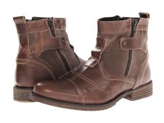 Type Z Roy Mens Zip Boots (Brown)