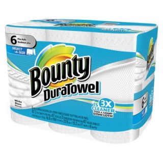 Bounty DuraTowel Select A Size Paper Towels   White (6 King Rolls)