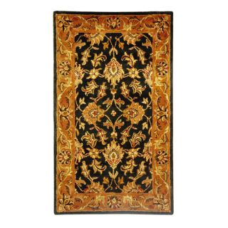 Handmade Heritage Kashan Dark Green/ Gold Wool Rug (3 X 5) (GreenPattern: OrientalMeasures 0.625 inch thickTip: We recommend the use of a non skid pad to keep the rug in place on smooth surfaces.All rug sizes are approximate. Due to the difference of moni