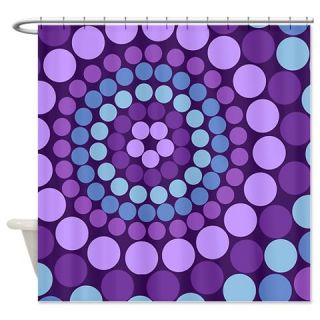 CafePress Dots   Purple Shower Curtain Free Shipping! Use code FREECART at Checkout!