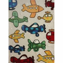 Nuloom Handmade Kids Airplanes Multi Wool Rug (5 X 7) (CinnamonMaterials: Tropical mahogany solid wood, cherry wood veneerFinish: LacquerDimensions: 58 inches high x 42 inches wide x 87 inches longNumber of boxes this will ship in: ThreeDesigned for use w