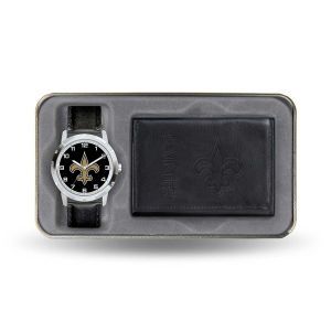 New Orleans Saints Rico Industries Watch and Wallet Gift Set