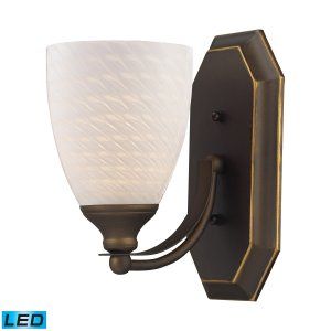 ELK Lighting ELK 570 1B WS LED Vanity 1 Light
