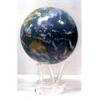 Mova Satellite View 4.5 in. diam. Globe with Cloud Cover Multicolor   MG 45 STE 