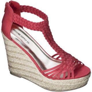 Womens Mossimo Supply Co. Novalee Wedge Sandal   Coral 9.5