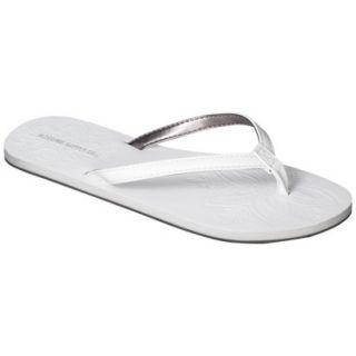 Womens Mossimo Supply Co. Lissie Flip Flop   White 8