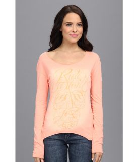 Fox L/S Reborn Top Womens Long Sleeve Pullover (Pink)