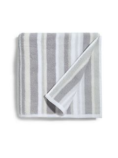 Waterworks Studio Studio Stripe Bath Towel   Grey