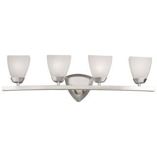 Forecast Lighting F464136 Bathroom Light, Evan 4Light Bathroom Lighting Fixture Satin Nickel