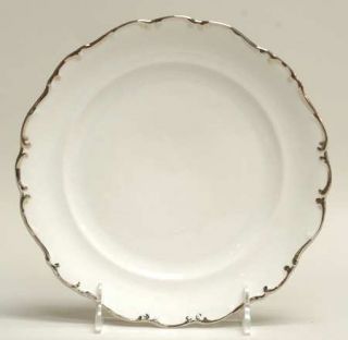 Schumann   Bavaria Platinum Elegance Salad Plate, Fine China Dinnerware   Thick