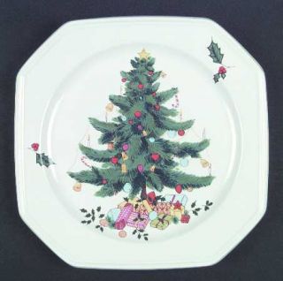 Mikasa Continental Christmas Dinner Plate, Fine China Dinnerware   Christmas Tre