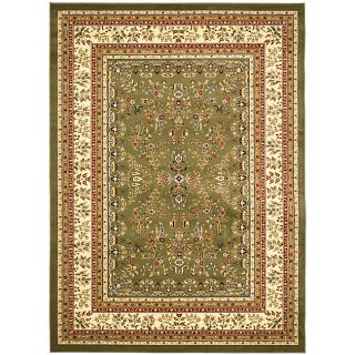 Lyndhurst Collection Sage/ Ivory Rug (8 X 11) (GreenPattern: OrientalMeasures 0.375 inch thickTip: We recommend the use of a non skid pad to keep the rug in place on smooth surfaces.All rug sizes are approximate. Due to the difference of monitor colors, s