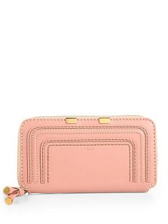 Chloe Marcie Zip Around Wallet   Anemone Pink