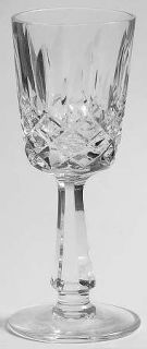 Galway Clifden (Plain Base) Cordial Glass   Cut,With Plain Base