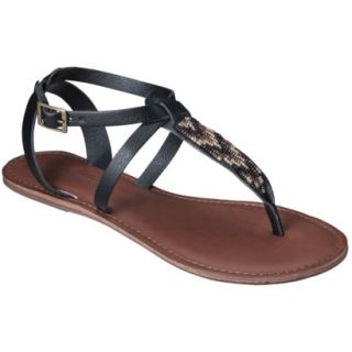 Womens Mossimo Supply Co. Cora Gladiator Sandals   Black 8.5