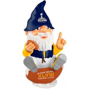 Super Bowl XLVIII Forever Collectibles Super Bowl XLVIII Gnome Sitting on Logo