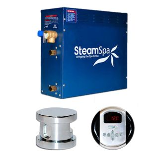 SteamSpa OA600CH Oasis 6kw Steam Generator Package in Chrome