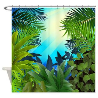 CafePress Tropical Jungle 4 Shower Curtain Free Shipping! Use code FREECART at Checkout!