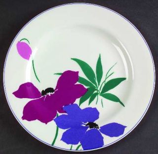 Mikasa Fantasy Fleur Salad Plate, Fine China Dinnerware   Fine China