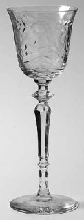 Rock Sharpe Chalet Wine Glass   Stem #1012, Cut