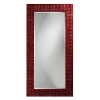 Custom Color Lancelot Rectangle Mirror   30W x 60H in. Glossy Hot Pink   2142HP