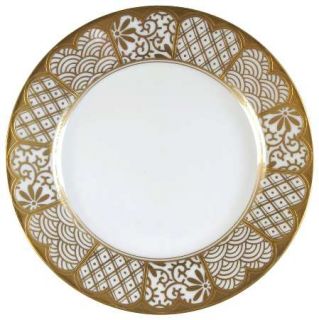 Fitz & Floyd Shinmonzen Gold Bread & Butter Plate, Fine China Dinnerware   Gold