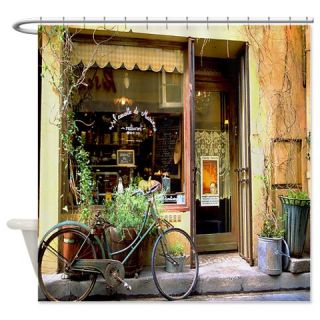 CafePress Cute French Bakery Scene Shower Curtain Free Shipping! Use code FREECART at Checkout!