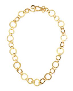 Regency 24k Gold Dipped Necklace, 18L   Stephanie Kantis