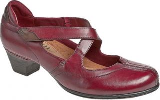 Womens Cobb Hill Avery   Bordeaux Full Grain Burnished Leather Casual Shoes