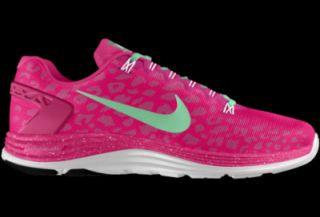 Nike LunarGlide 5 Shield iD Custom (Wide) Womens Running Shoes   Pink