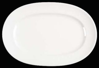 Villeroy & Boch Tipo White Pickle Dish, Fine China Dinnerware   White Dots/Latti