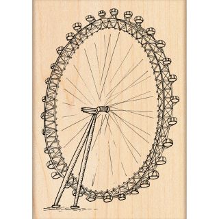 Penny Black Rubber Stamp 3x4.25 the London Eye