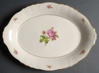 Syracuse Victoria 14 Oval Serving Platter, Fine China Dinnerware   Federal Shap