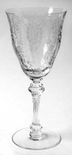 Tiffin Franciscan Love Lace (Etched) Water Goblet   Stem #17358, Etched
