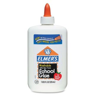 Elmers Washable School Glue 7.62 Oz Liquid