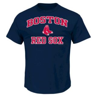 MLB Mens Boston Red Sox T Shirt   Navy (XL)