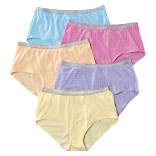 Fruit Of The Loom Womens 5 Pack Fit for Me Brief   Heather Assorted Colors 12