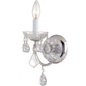 Crystorama Lighting CRY 3221 CH CL MWP Imperial Imperial 1 Light Clear Crystal C