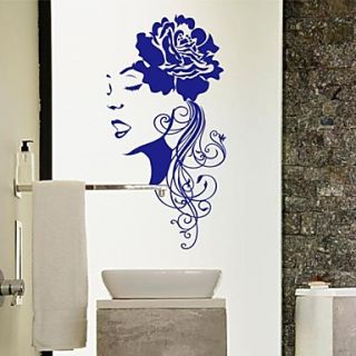 People The Flower Girl Decorative Wall Stickers