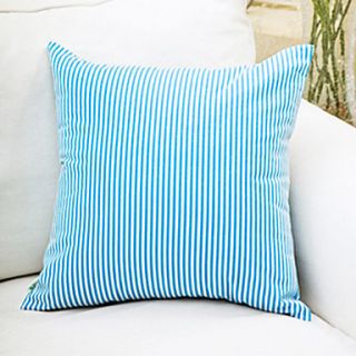 Classic Blue And White Striped Decorative Pillow With Insert
