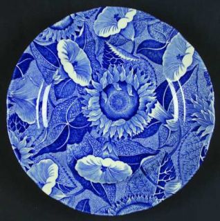 Spode Sunflower Salad Plate, Fine China Dinnerware   Blue Room Collection, White