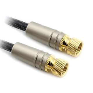 C Cable F Type Coaxial Cable M/M for HD Digital TV (1M)