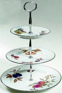 Royal Worcester Evesham Vale  3 Tiered Serving Tray (DP, SP, BB), Fine China Din