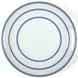 Pfaltzgraff Mystic Salad Plate, Fine China Dinnerware   Blue Rim, Charcoal Inner