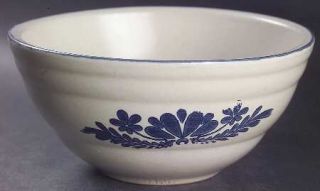Pfaltzgraff Yorktowne (Usa) 6 Mixing Bowl, Fine China Dinnerware   Blue Floral,