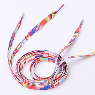 1 Pair 2014 World Cup National Flag Shoelaces(120cm)