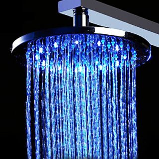20 inch Stainless Steel Shower Head with Color Changing LED Light