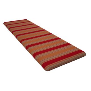 POLYWOOD 17.25 x 56.5 Sunbrella Rockford Bench Cushion Multicolor   XPWS0048 